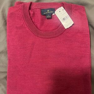 Brooks Brothers Men's Rich Red Sweater
